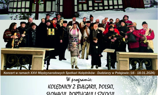 Zdjęcie do Koncert w ramach XXVI Międzynarodowych Spotkań Kolędnik&oacute;w &ndash; Dudziarzy w Połajewie