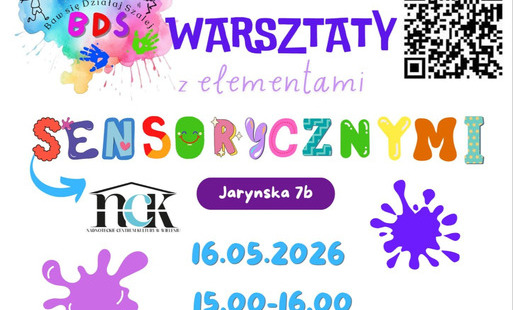 Zdjęcie do Warsztaty sensoryczne dla najmłodszych!