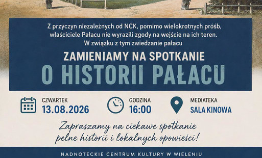 Zdjęcie do Spotkanie o Historii Pałacu 