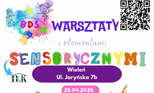 Zdjęcie do Warsztaty sensoryczne dla najmłodszych!